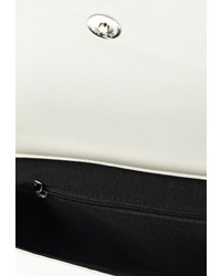 Белая кожаная сумка через плечо от Modis