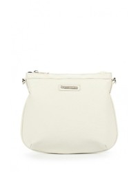 Белая кожаная сумка через плечо от Modis