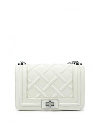 Белая кожаная сумка через плечо от Tom &amp; Eva