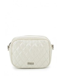 Белая кожаная сумка через плечо от Vitacci