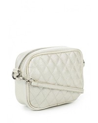 Белая кожаная сумка через плечо от Vitacci