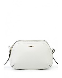 Белая кожаная сумка через плечо от Vitacci