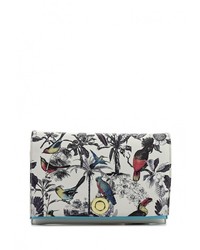 Белая кожаная сумка через плечо от Zarina