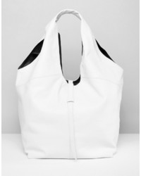 Женская белая кожаная сумка от Asos