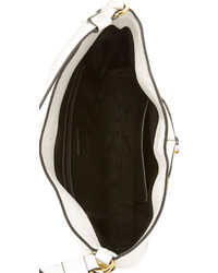 Женская белая кожаная сумка от Milly