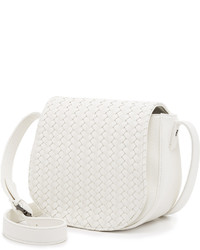 Женская белая кожаная сумка от Deux Lux