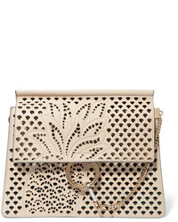 Женская белая кожаная сумка от Chloé