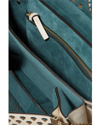 Женская белая кожаная сумка от Chloé