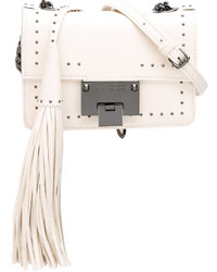 Женская белая кожаная сумка от Jimmy Choo