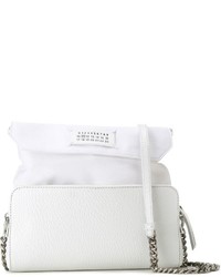 Женская белая кожаная сумка от Maison Margiela