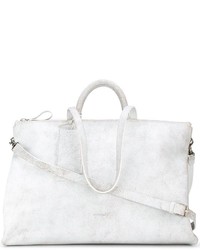 Женская белая кожаная сумка от Marsèll
