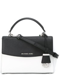 Женская белая кожаная сумка от MICHAEL Michael Kors