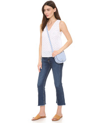 Женская белая кожаная сумка от Rag & Bone