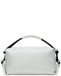 Женская белая кожаная сумка от MM6 MAISON MARGIELA