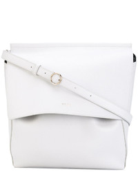 Женская белая кожаная сумка от Nina Ricci