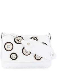 Женская белая кожаная сумка от Orciani