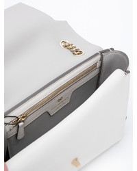 Женская белая кожаная сумка от Anya Hindmarch