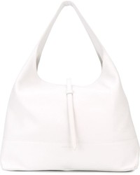 Женская белая кожаная сумка от Tomas Maier