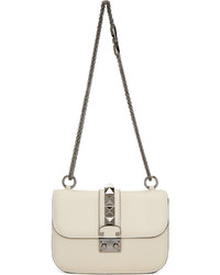 Женская белая кожаная сумка от Valentino