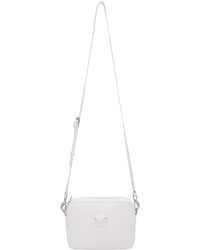 Женская белая кожаная сумка от Versace