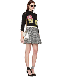 Женская белая кожаная сумка от Miu Miu