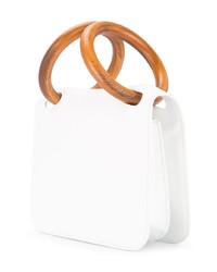 Белая кожаная сумочка от Roksanda