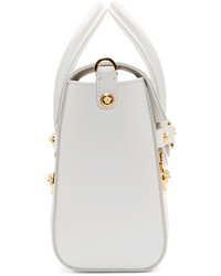 Белая кожаная сумочка от Versace