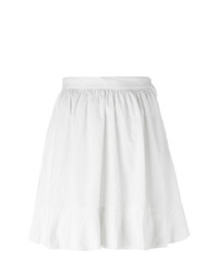 Белая короткая юбка-солнце от Comme Des Garçons Vintage