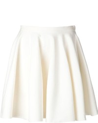 Белая короткая юбка-солнце от Giambattista Valli