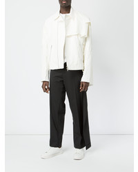 Мужская белая косуха от Moohong