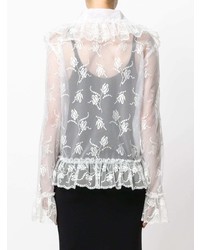 Женская белая косуха от Christopher Kane