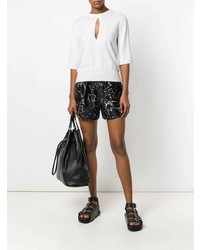 Женская белая кофта с коротким рукавом от Unconditional