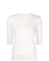 Женская белая кофта с коротким рукавом от Sonia Rykiel