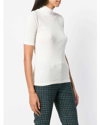 Женская белая кофта с коротким рукавом от Closed