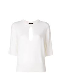 Женская белая кофта с коротким рукавом от Unconditional