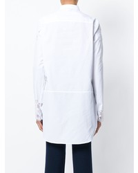 Белая кружевная блуза на пуговицах от Ermanno Scervino