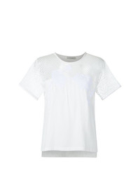 Белая кружевная блуза с коротким рукавом от Martha Medeiros