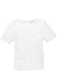 Белая кружевная блузка от Anine Bing