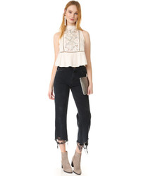 Белая кружевная блузка от Free People