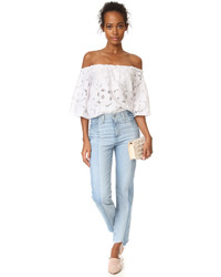 Белая кружевная блузка от BB Dakota