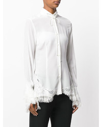 Белая кружевная блузка от Ermanno Scervino