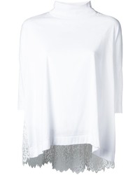 Белая кружевная блузка от Muveil