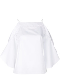 Белая кружевная блузка от Peter Pilotto