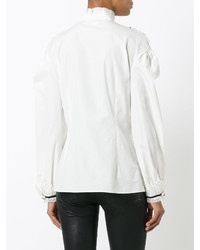 Белая кружевная блузка от Gucci