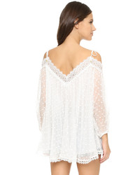 Белая кружевная блузка от Zimmermann