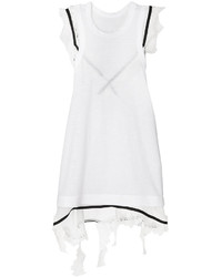 Белая кружевная блузка от Sacai