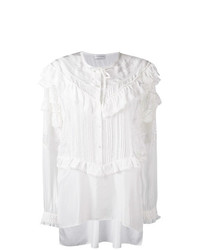 Женская белая кружевная классическая рубашка от Faith Connexion