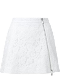 Белая кружевная мини-юбка от GUILD PRIME