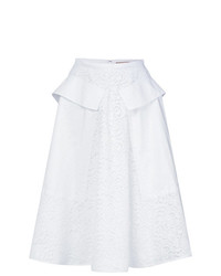 Белая кружевная пышная юбка от N°21