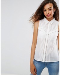 Женская белая кружевная рубашка от Asos